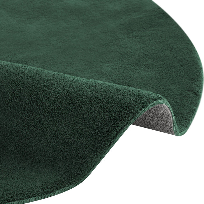 tectake® Kortpolig vloerkleed Soft Zone Ø 120 cm - Groen