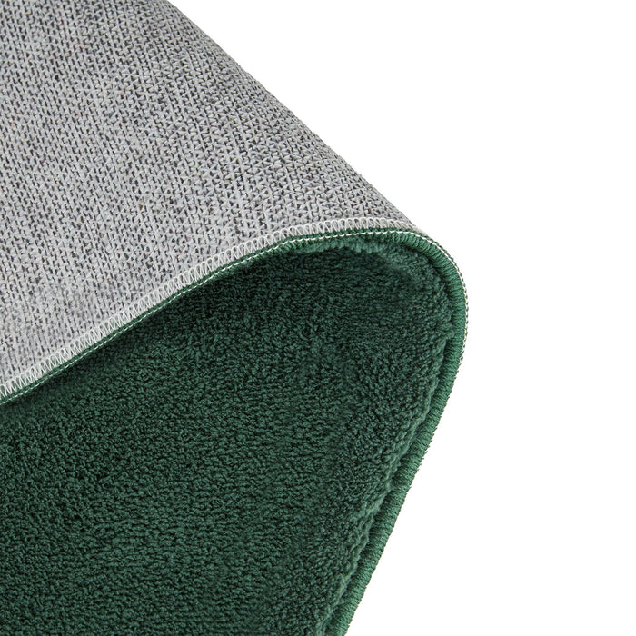 tectake® Kortpolig vloerkleed Soft Zone 200 x 290 cm - Groen