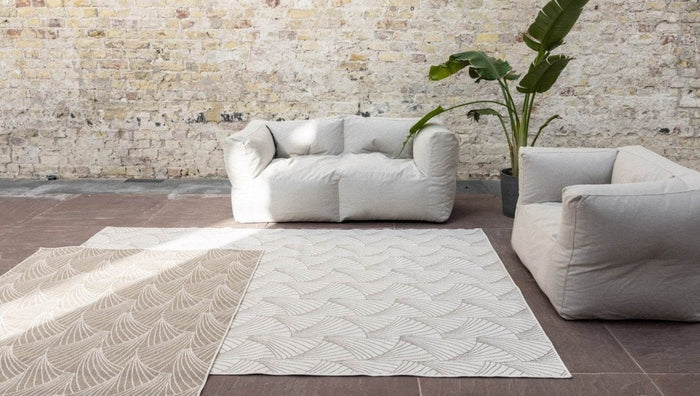 Interieur05 Buitenkleed Deco bruin|grijs dubbelzijdig - 240 x 340 cm