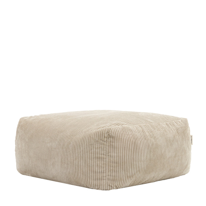 icon Zen Modulaire Bank Element - Hocker - Ribfluweel - Beige