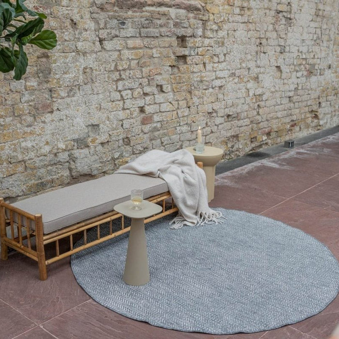 Eva Interior Buitenkleed Dahl Rond - Grijs - Dubbelzijdig