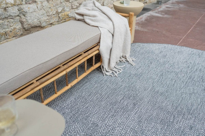 Eva Interior Buitenkleed Dahl Ovaal - Grijs - Dubbelzijdig