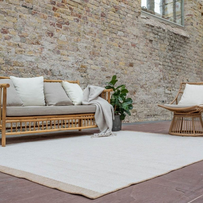 Interieur05 Jute buitenkleed Naturel Border - 240 x 340 cm