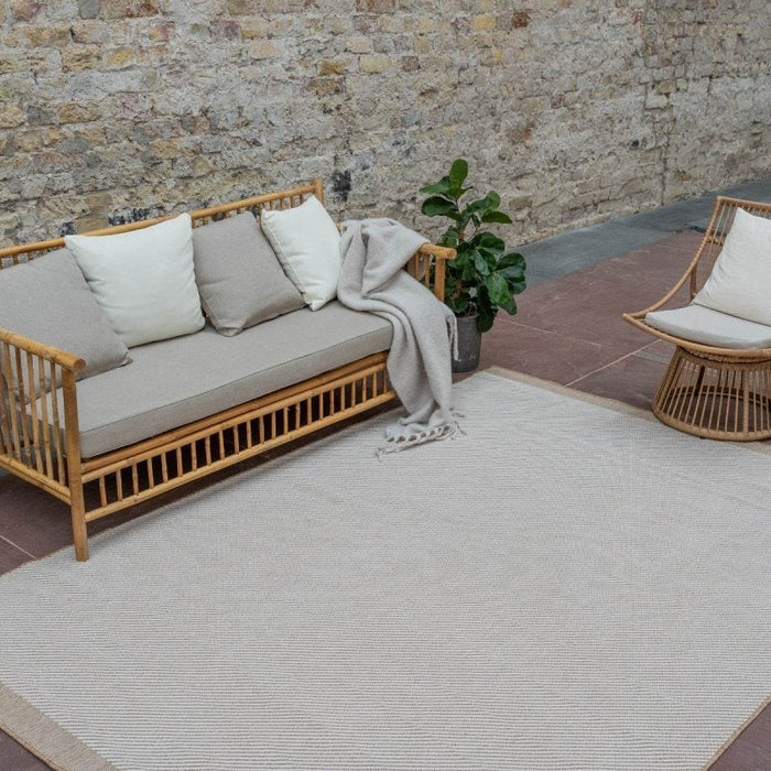 Interieur05 Jute buitenkleed Naturel Border - 240 x 340 cm