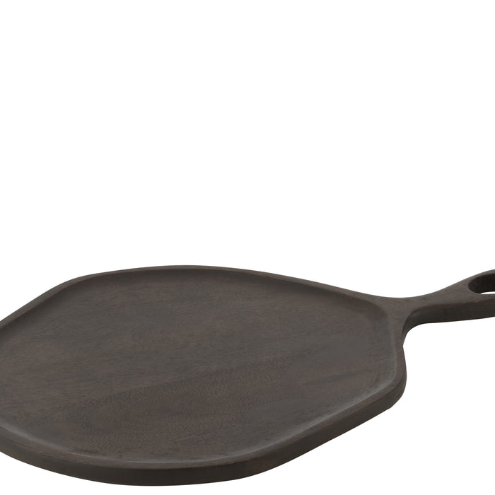 J-Line snijplank Goa - mangohout - zwart - medium