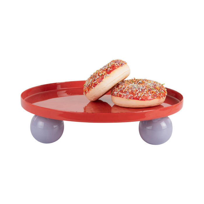 present time - Tray Double Funky Round Large