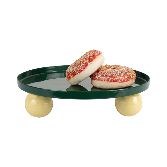 present time - Tray Double Funky Round Large