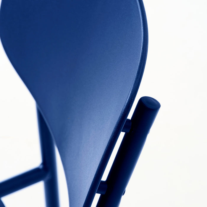 Rebellenclub Strom Eetkamerstoel - Set van 4 - Blauw