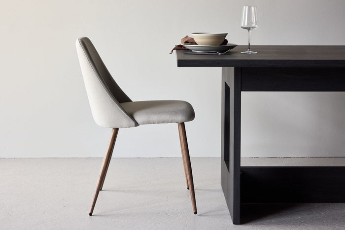 Rebellenclub Kangasala Eetkamerstoel - Set van 2 - Beige Linnen