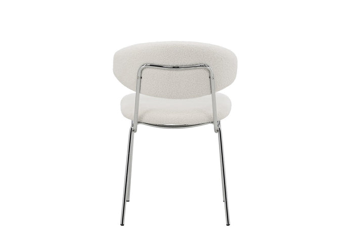 Rebellenclub Otti Eetkamerstoel - Set van 2 - Wit