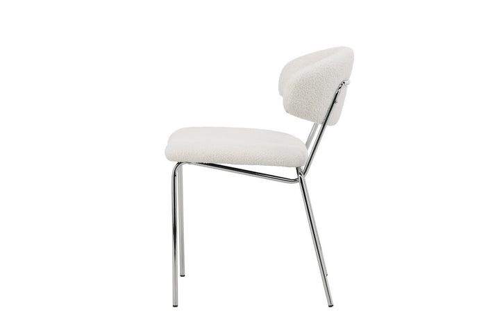 Rebellenclub Otti Eetkamerstoel - Set van 2 - Wit