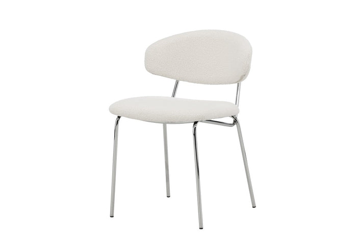 Rebellenclub Otti Eetkamerstoel - Set van 2 - Wit