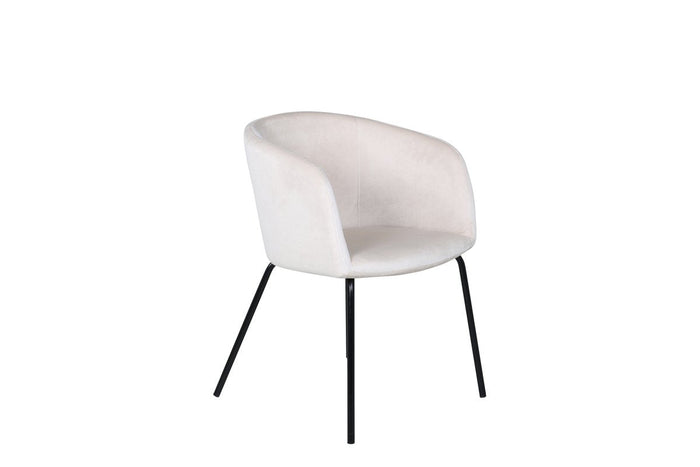 Rebellenclub Cerreto Eetkamerstoel - Beige Velours