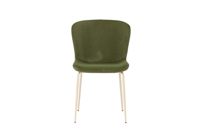 Rebellenclub Drammen Eetkamerstoel - Set van 2 - Groen Velours