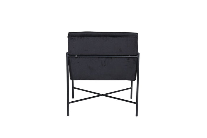 Rebellenclub Estiva Fauteuil - Zwart Fluweel