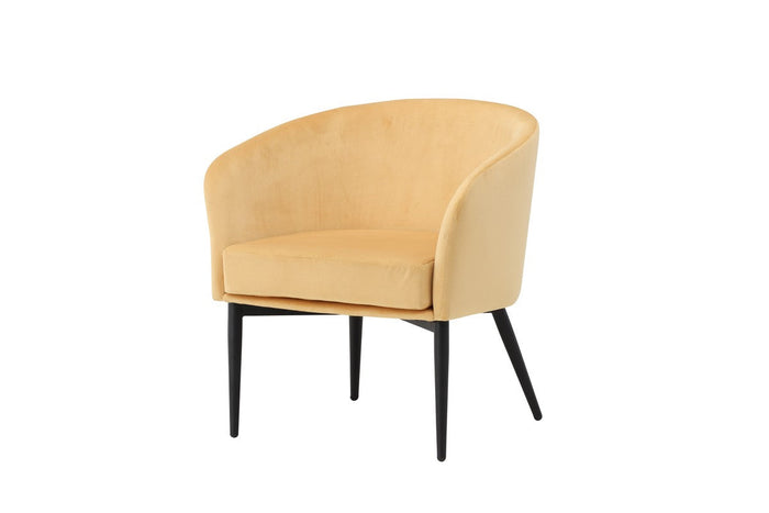 Rebellenclub Minerva Fauteuil - Geel Velours