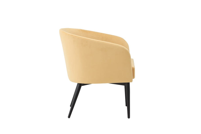 Rebellenclub Minerva Fauteuil - Geel Velours