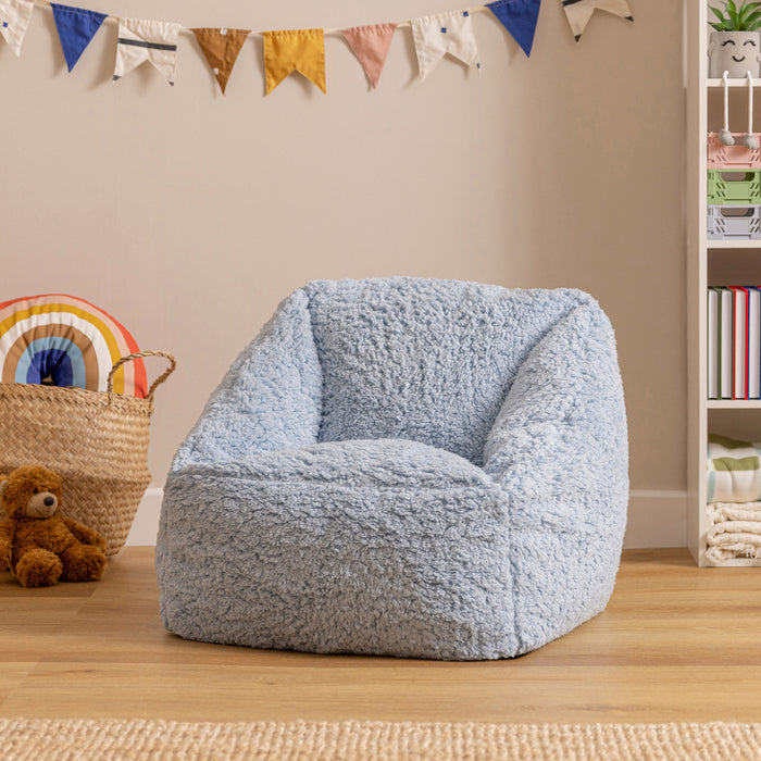 icon Natalia Kinderzitzak Fauteuil - Teddy - Blauw