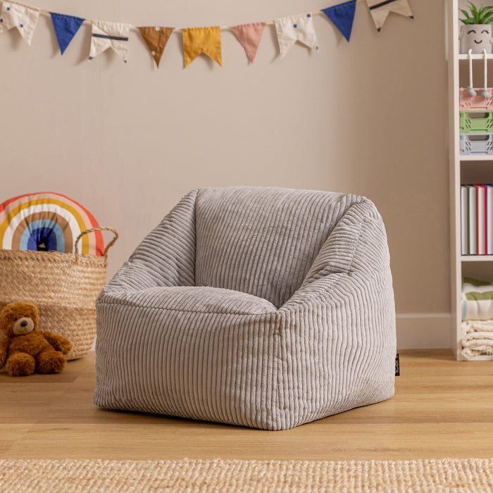 icon Natalia Kinderzitzak Fauteuil - Ribfluweel - Grijs