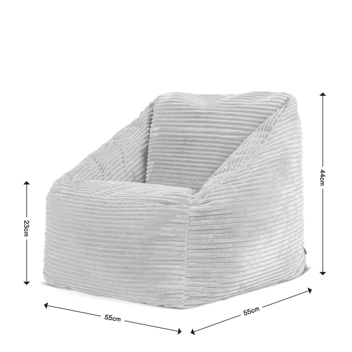 icon Natalia Kinderzitzak Fauteuil - Ribfluweel - Grijs