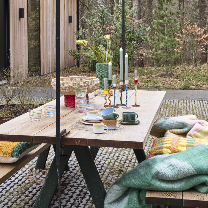 Villa Collection Tundra Plaid 130 x 200 cm - Groen