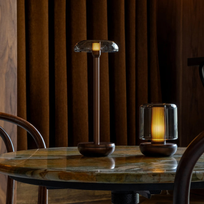 Humble Air Oplaadbare Tafellamp - Bronze Smoked