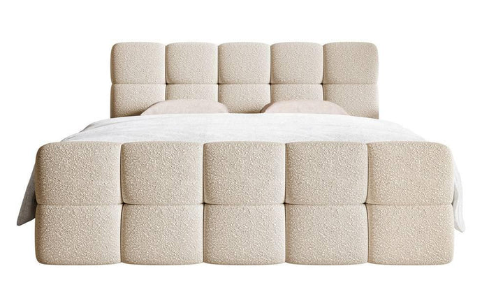 NADUVI Collection Chloe boxspring bouclé met opbergruimte 160 x 200cm