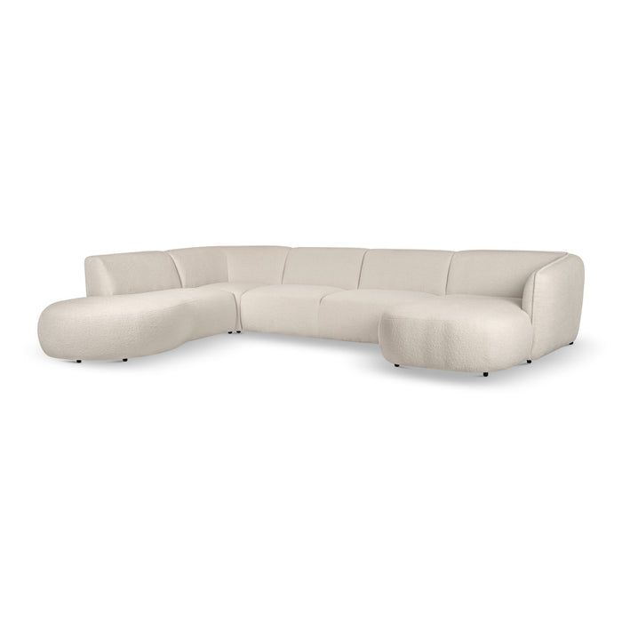 by fonQ Soft U-bank Links - Bouclé - Crème