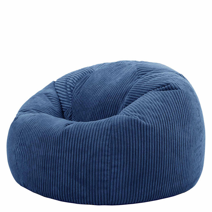icon Kingston Zitzak - Ribfluweel - Denimblauw