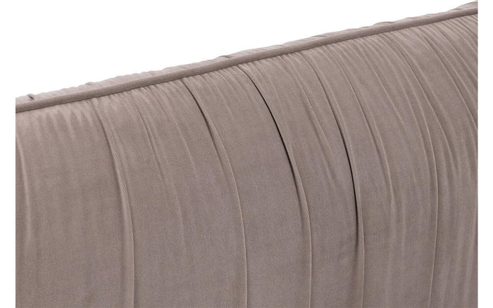 Goossens Gestoffeerd Bedframe Milano - 140 x 220 - Paris khaki -