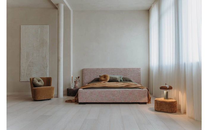 Goossens Bedframe Switch - 200 x 200 - Funky liver 10 - Textiel