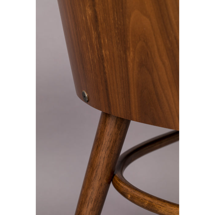 Dutchbone Chaya Stoel - Set van 2 - Bruin