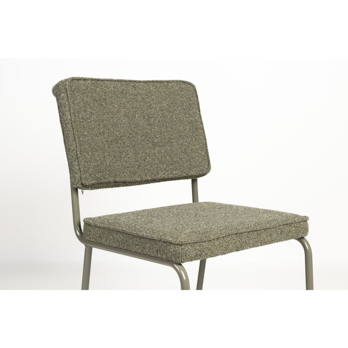 Zuiver Buddy Eetkamerstoelen Groen - Set van 2