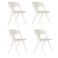 Zuiver Horizon Tuinstoelen Off-White - Set van 4