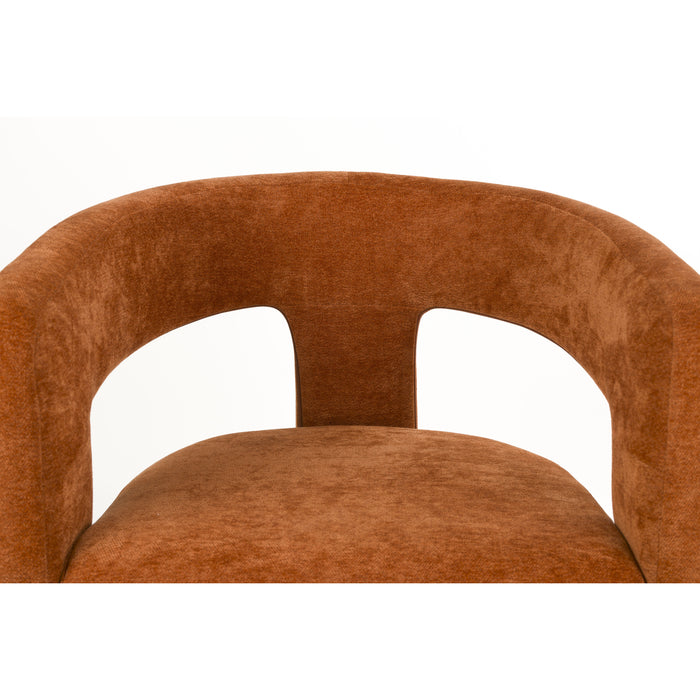 Housecraft Living Valentin Eetkamerstoel Oranje - Set van 2