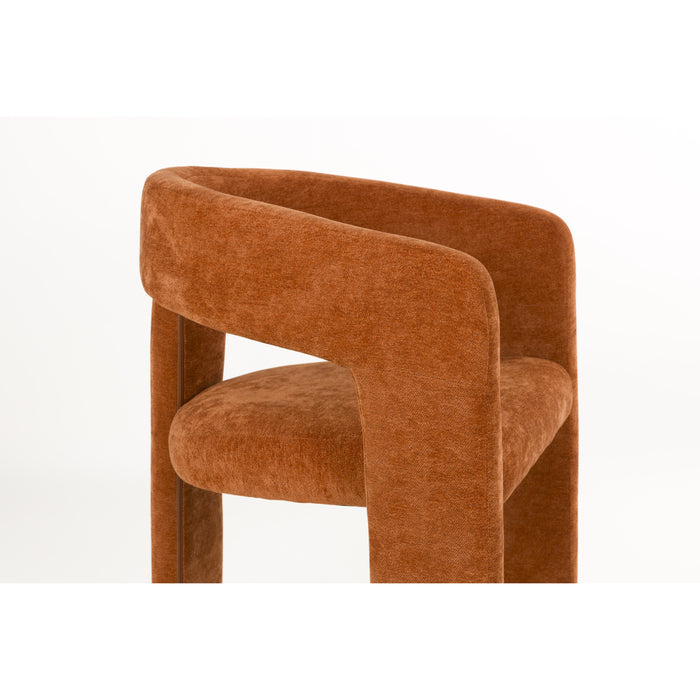 Housecraft Living Valentin Eetkamerstoel Oranje - Set van 2