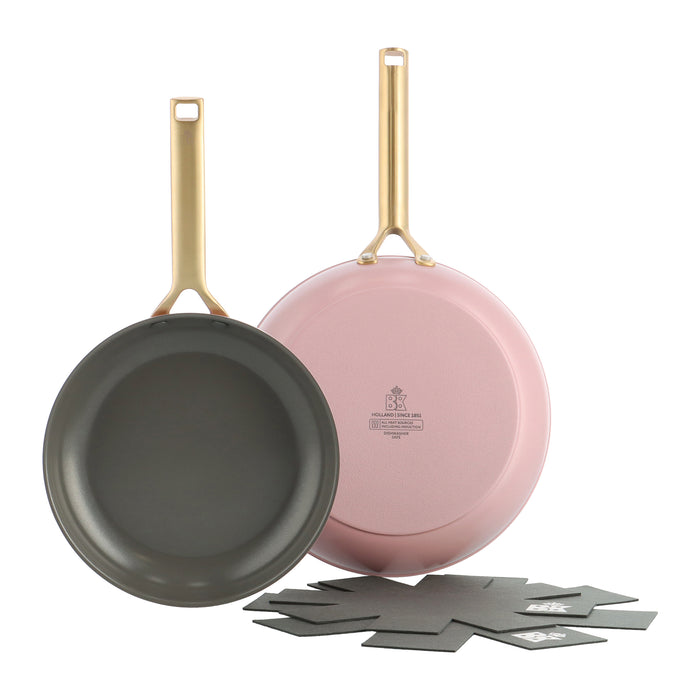 BK Sublime Koekenpannenset Ø 24 cm + Ø 28 cm - Pink