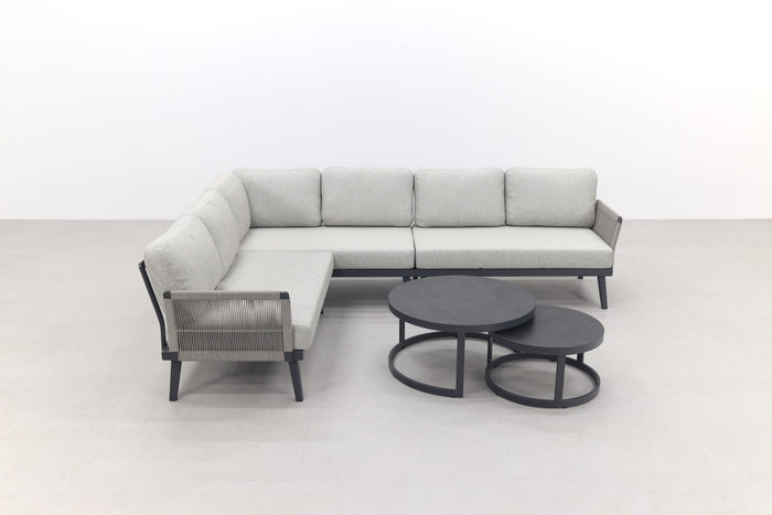 VDG Durban|Rhodos loungeset - hoekbank - 3-delig
