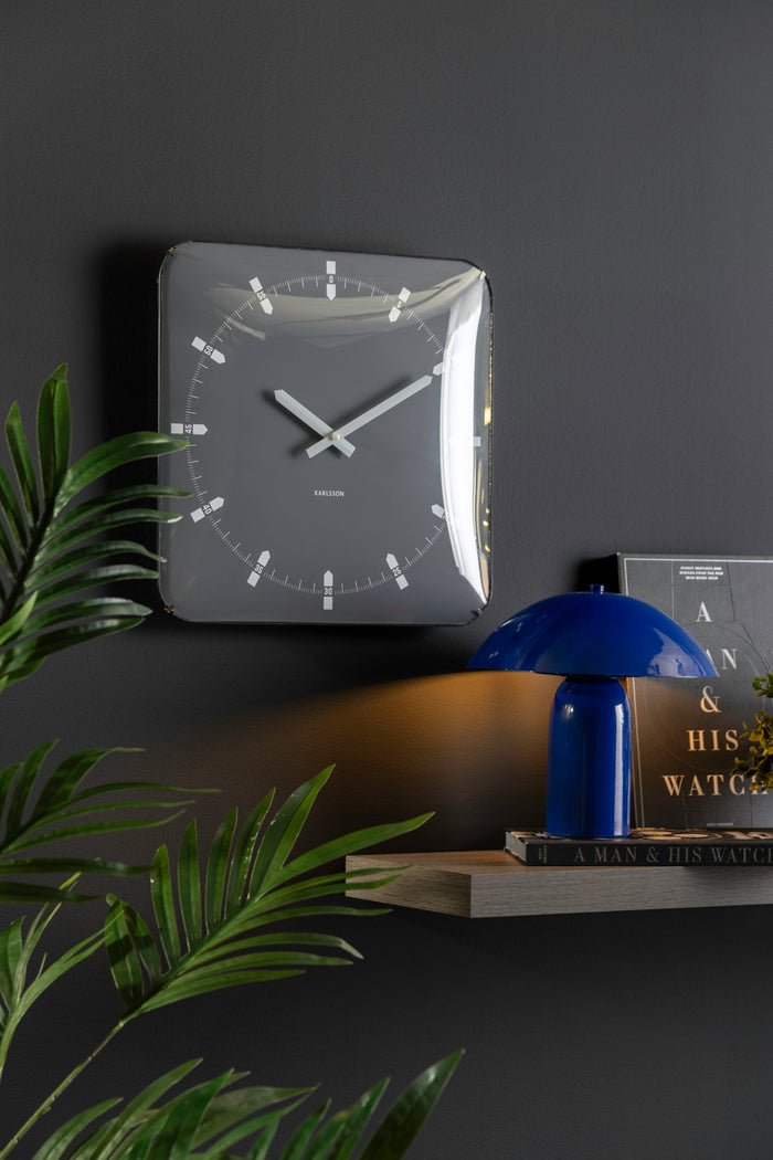 Karlsson - Wall Clock Sucinto Dome Square