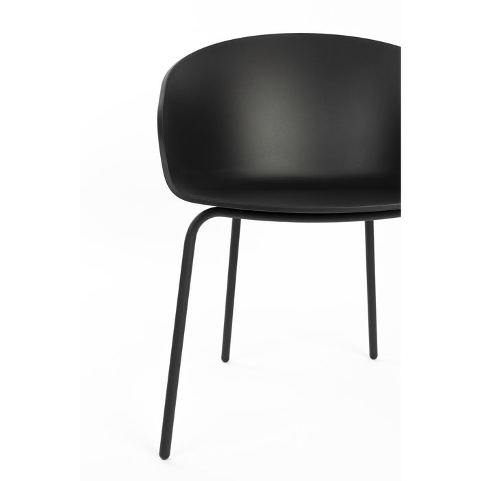 Zuiver Void Eetkamerstoelen Zwart - Set van 2