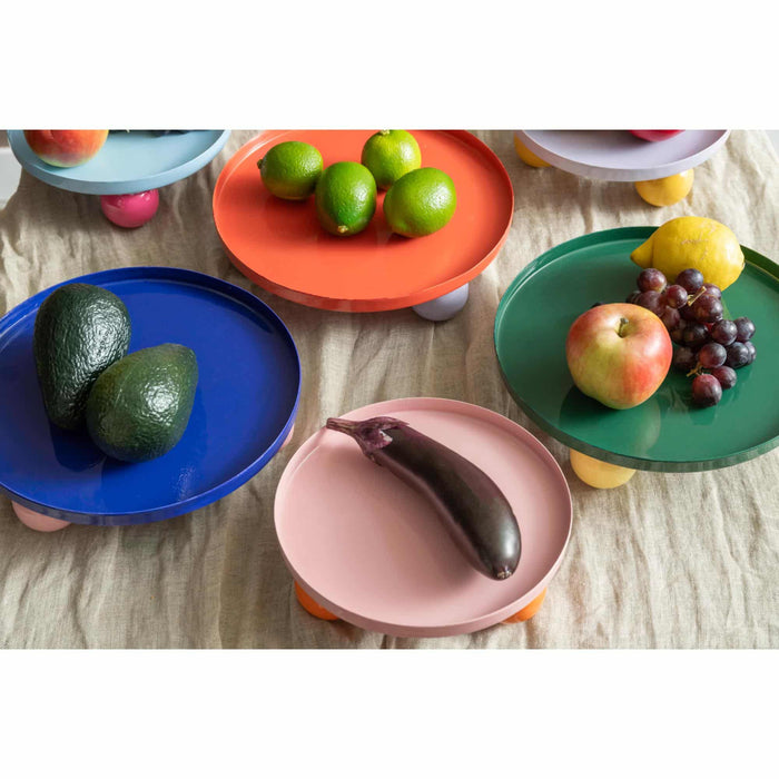 present time - Tray Double Funky Round