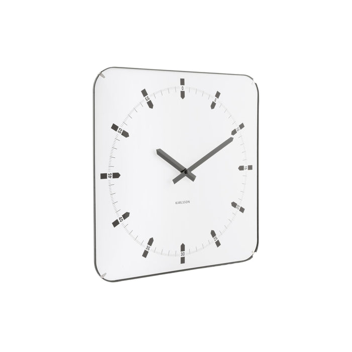 Karlsson - Wall Clock Sucinto Dome Square
