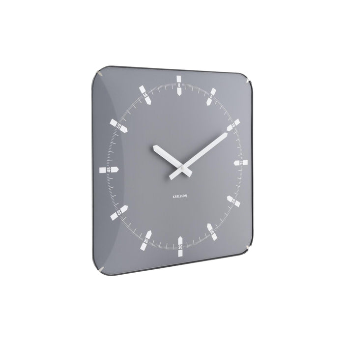 Karlsson - Wall Clock Sucinto Dome Square