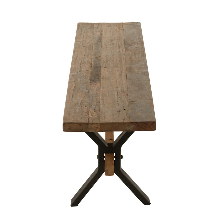 J-Line bank Verouderd - hout - bruin