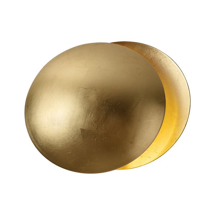 QAZQA Moderne wandlamp goud 34.5cm 2-lichts - Sunrise