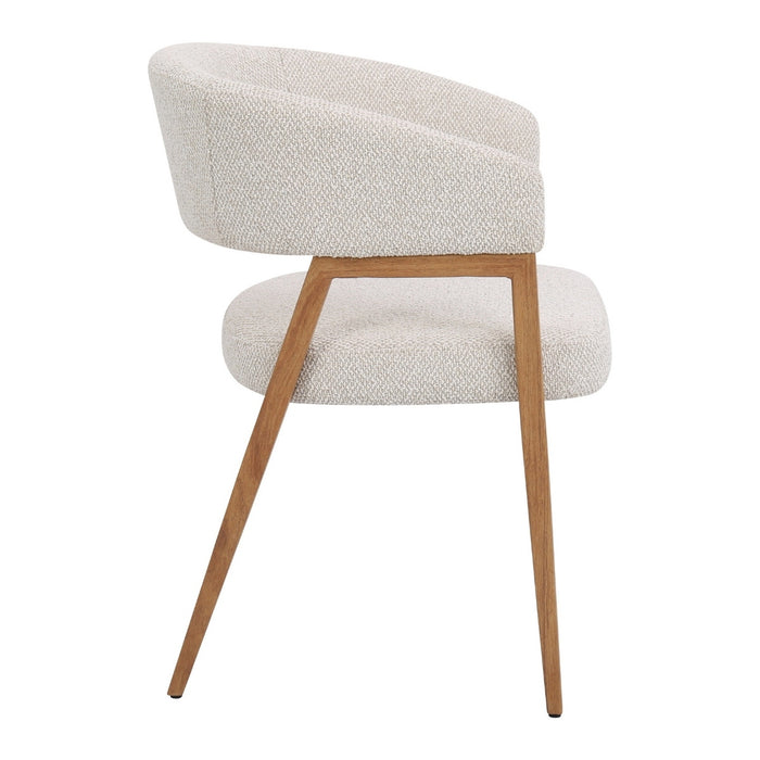 DÉJA Living - Eetkamerstoel Beige|Naturel - Fureso - Set van 2