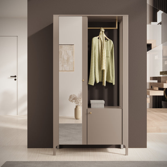 Meubella - Kapstok Madison - Beige - 105 cm