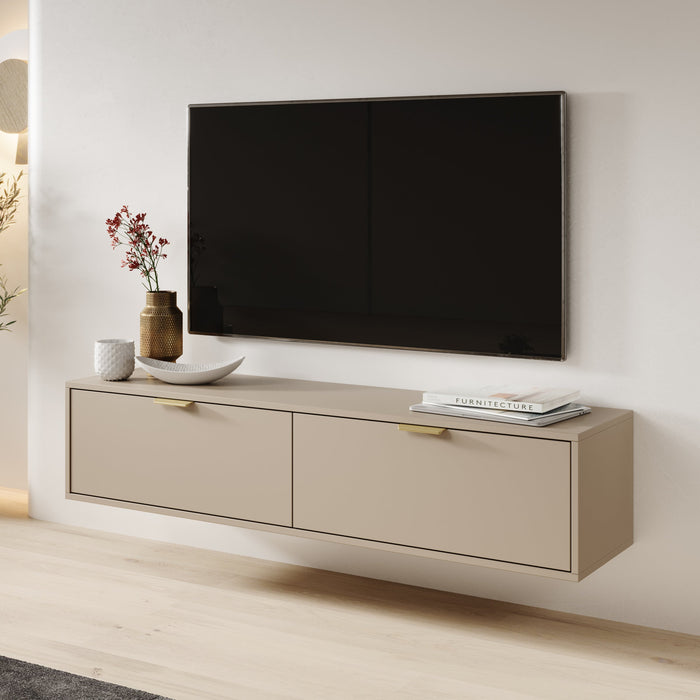 Meubella - TV-Meubel Silas - Beige - 140 cm