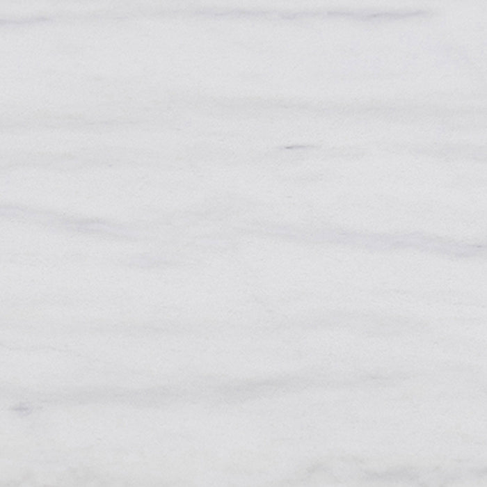 by fonQ Marble Salontafel Marmer - Ø 80 - Wit / Chroom