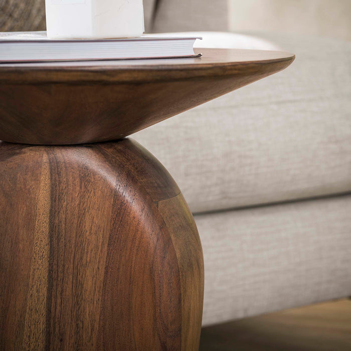 Giga Meubel - Bijzettafel Bruin Hout - 45x36x50cm - Art Solid